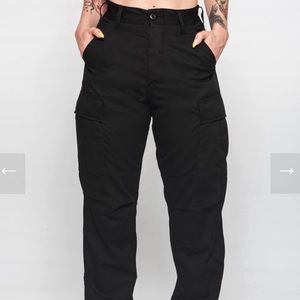 UNOPENED Goodbye Bread Avril Black Cargo Pants New
